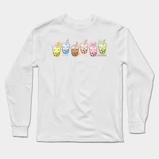 Tapioca Bubble Tea Friends Long Sleeve T-Shirt